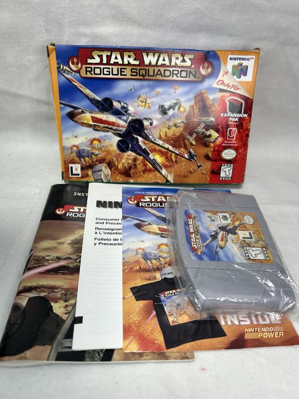 Star Wars Rogue Squadron (Nintendo 64 N64) Excellent Cond CIB Complete & Tested